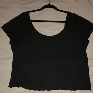 off the shoulder crop top